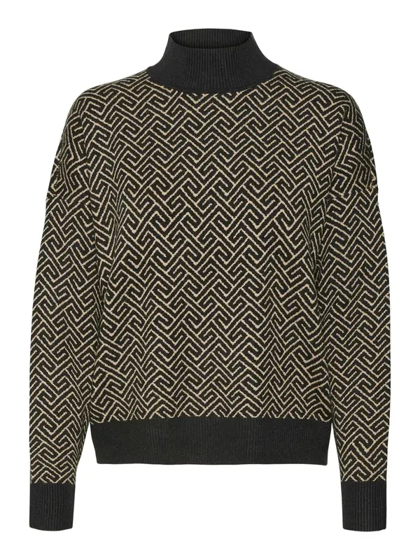 VERO MODA VERO MODA Pulover 'VMARIA'  svijetlobež / crna