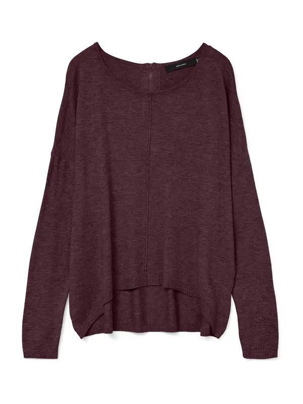 Vero Moda VERO MODA Pulover 'VMBREEZE'  purpurna