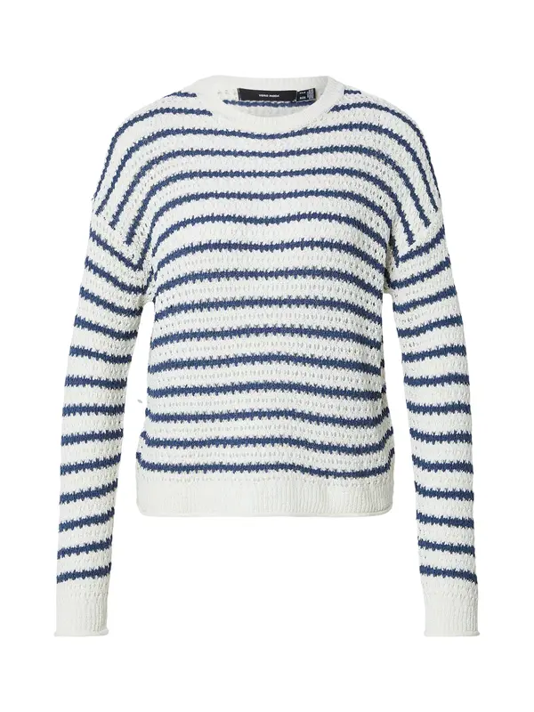 Vero Moda VERO MODA Pulover 'VMCHARLENE'  boja pijeska / morsko plava