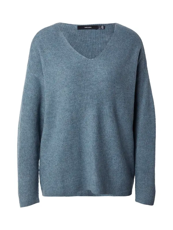 Vero Moda VERO MODA Pulover 'VMCREWLEFILE'  plava melange