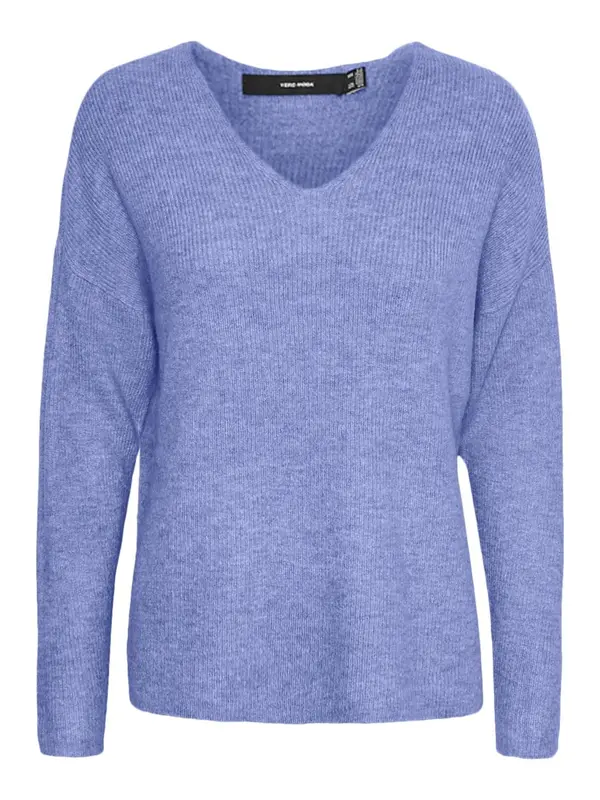 Vero Moda VERO MODA Pulover 'VMcrewlefile'  sivkasto plava