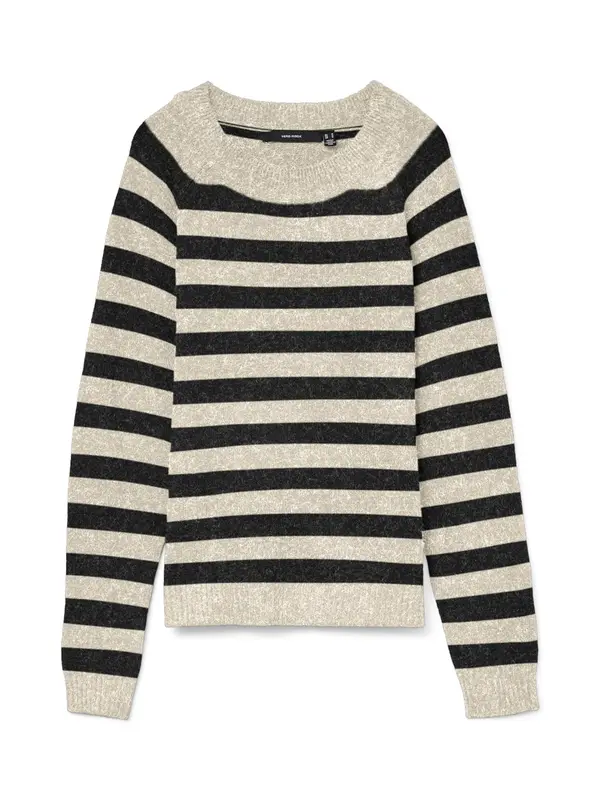 VERO MODA VERO MODA Pulover 'VMDoffy'  bež / crna