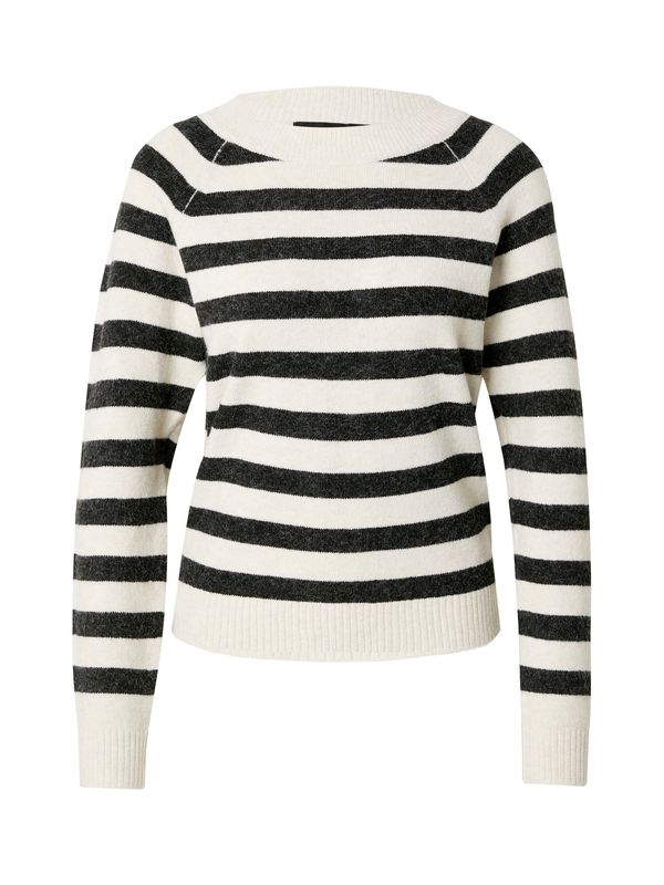 Vero Moda VERO MODA Pulover 'VMDoffy'  bež / crna
