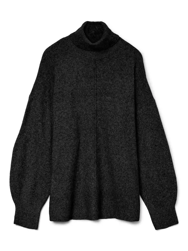 VERO MODA VERO MODA Pulover 'VMDoffy'  crna melange