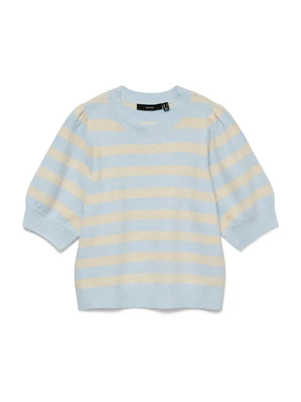 Vero Moda VERO MODA Pulover 'VMDOFFY'  svijetlobež / svijetloplava