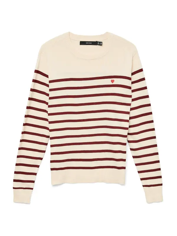 Vero Moda VERO MODA Pulover 'VMDORY'  boja pijeska / boja vina