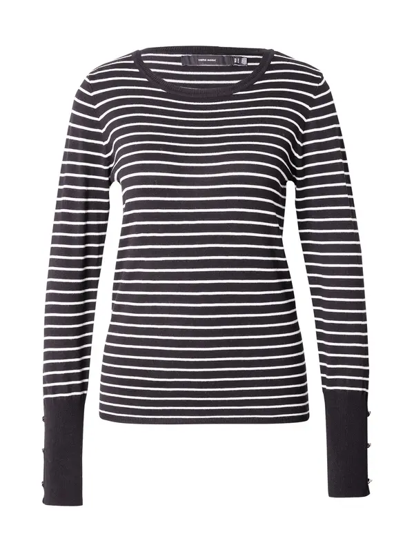 VERO MODA VERO MODA Pulover 'VMDory'  crna / bijela