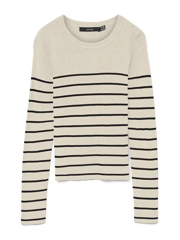 VERO MODA VERO MODA Pulover 'VMGIZELLE'  bež / crna
