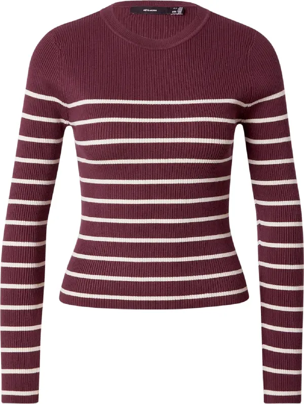 Vero Moda VERO MODA Pulover 'VMGIZELLE'  boja vina / bijela