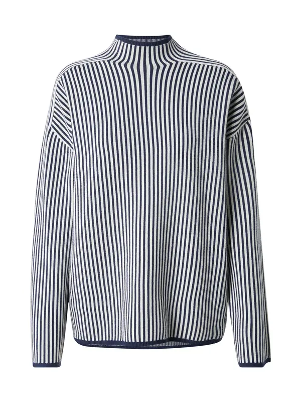 VERO MODA VERO MODA Pulover 'VMGOLD'  mornarsko plava / bijela
