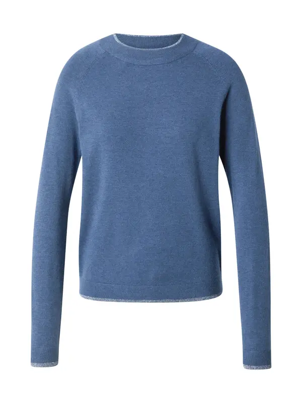 Vero Moda VERO MODA Pulover 'VMHAPPINESS'  plava melange / srebro