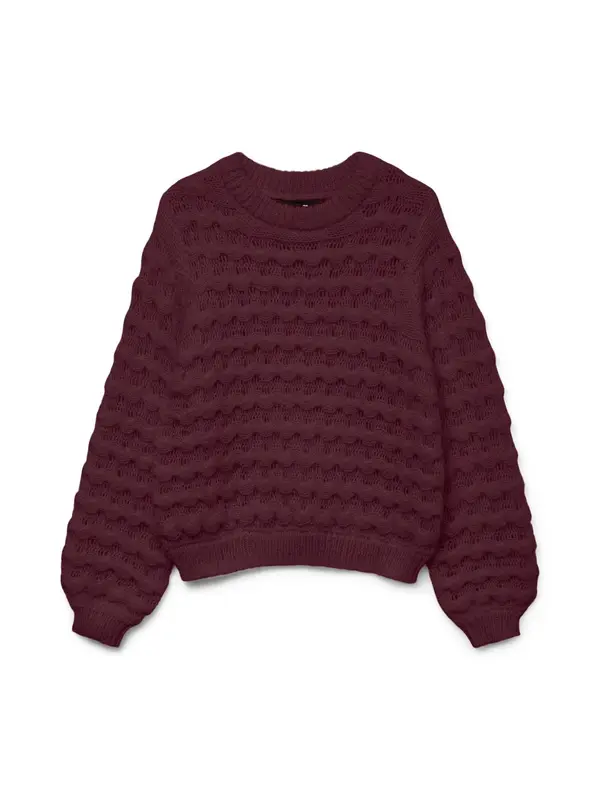 Vero Moda VERO MODA Pulover 'VMLauryn'  purpurna