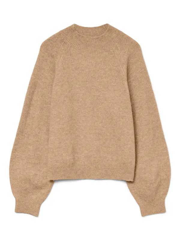 Vero Moda VERO MODA Pulover 'VMLeaf'  pijesak