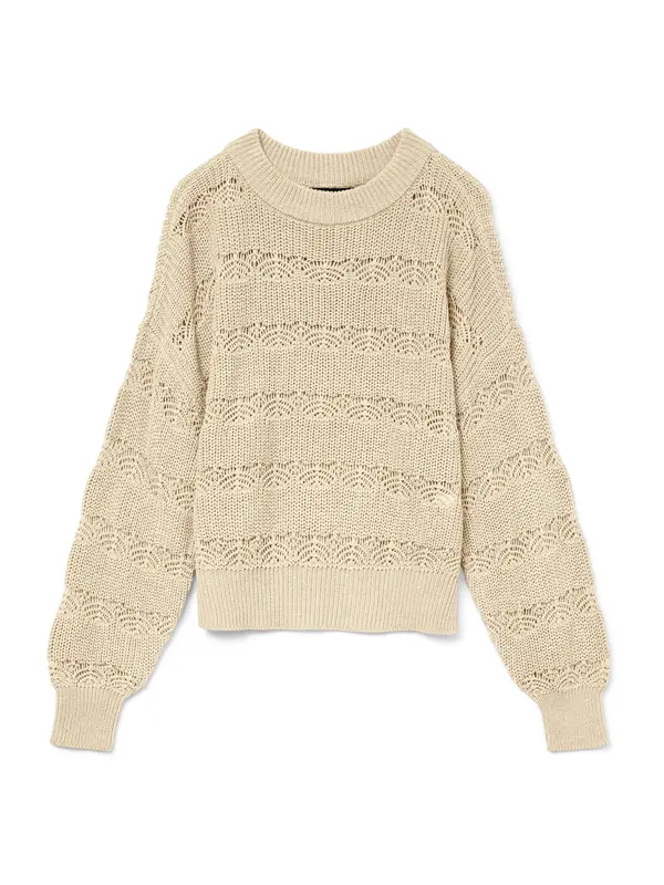 VERO MODA VERO MODA Pulover 'VMLONA'  bež