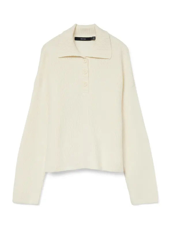 Vero Moda VERO MODA Pulover 'VMLUNA'  ecru/prljavo bijela