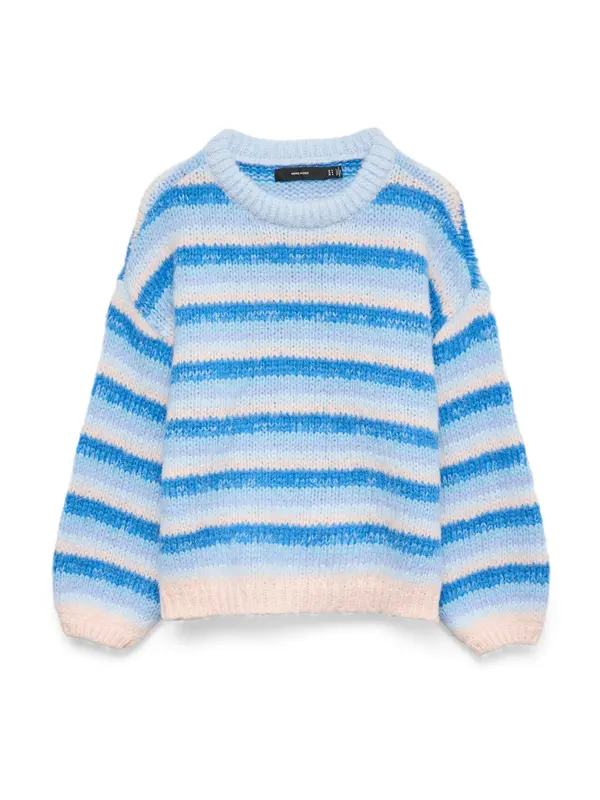 Vero Moda VERO MODA Pulover 'VMMaybe'  bež / plava / pastelno plava / svijetloplava
