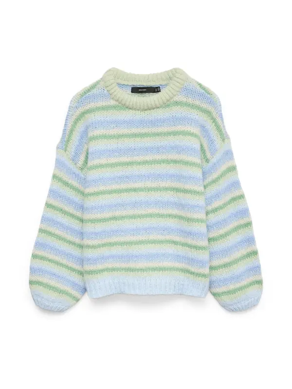 Vero Moda VERO MODA Pulover 'VMMaybe'  boja pijeska / svijetloplava / zelena / pastelno zelena