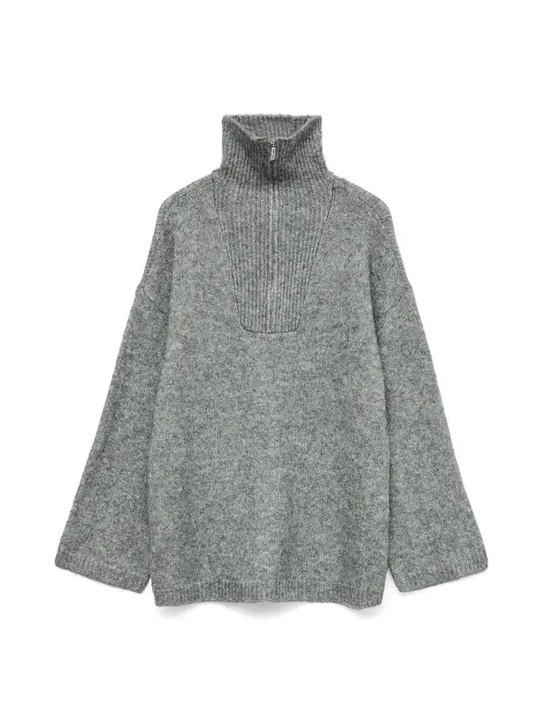 VERO MODA VERO MODA Pulover 'VMMirla'  siva melange