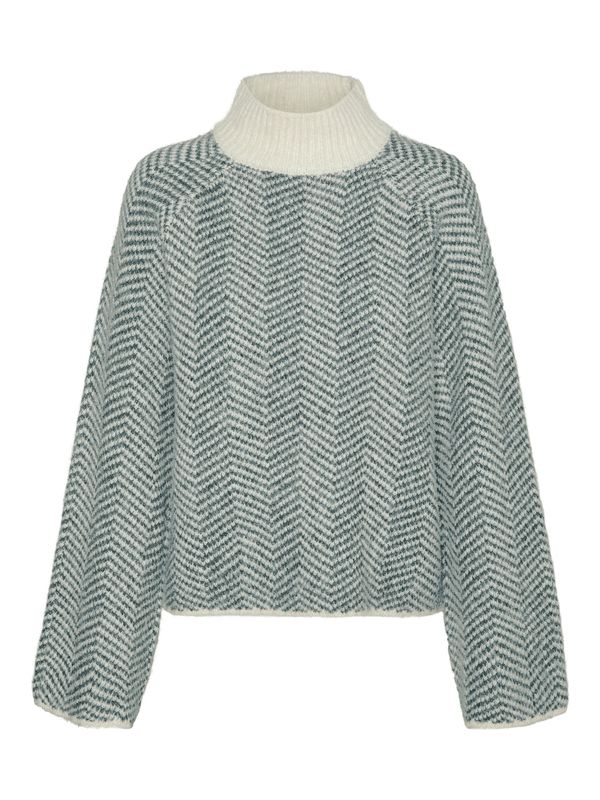 VERO MODA VERO MODA Pulover 'VMNAOMI'  boja pijeska / siva