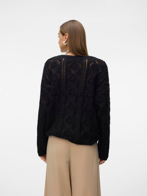 Vero Moda VERO MODA Pulover 'VMNEWERIN'  crna