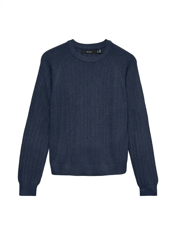 Vero Moda VERO MODA Pulover 'VMNewlex'  morsko plava