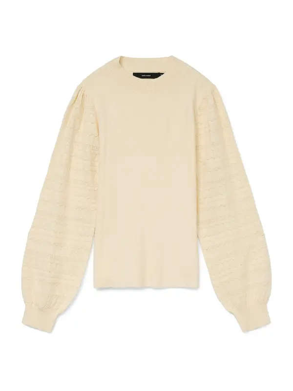 Vero Moda VERO MODA Pulover 'VMNEWLIMONE'  toplo smeđa