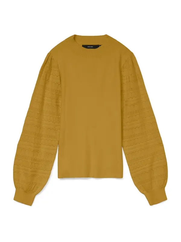 VERO MODA VERO MODA Pulover 'VMNEWLIMONE'  zlatno žuta