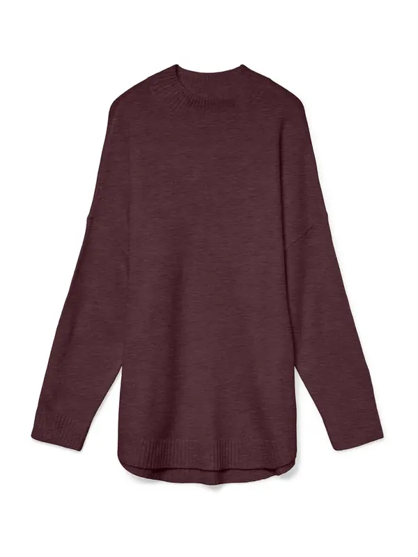 Vero Moda VERO MODA Pulover 'VMPlaza'  burgund