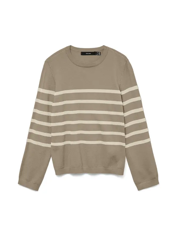 Vero Moda VERO MODA Pulover 'VMSABA'  bež / smeđa
