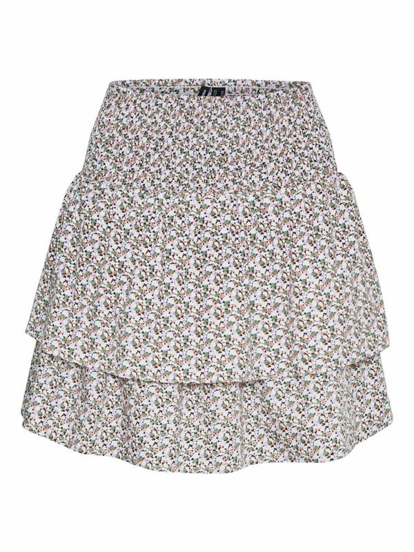 VERO MODA VERO MODA Suknja 'Lykke'  zelena / ljubičasta / roza / bijela