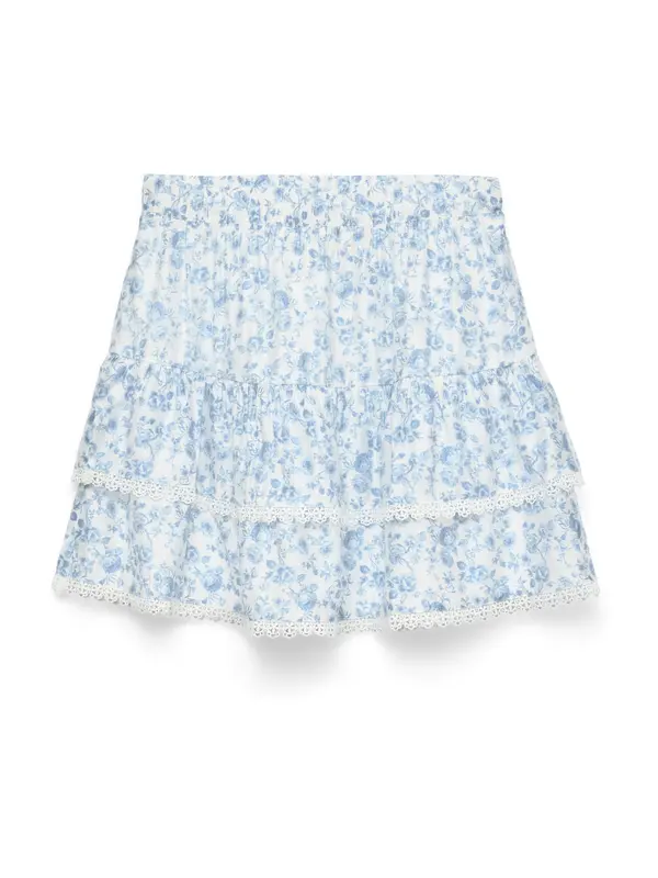 VERO MODA VERO MODA Suknja 'VMBLISS'  plava / bijela
