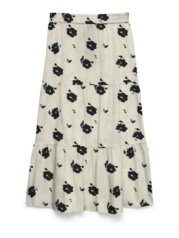 Vero Moda VERO MODA Suknja 'VMDICTHE'  svijetlobež / svijetloplava / crna