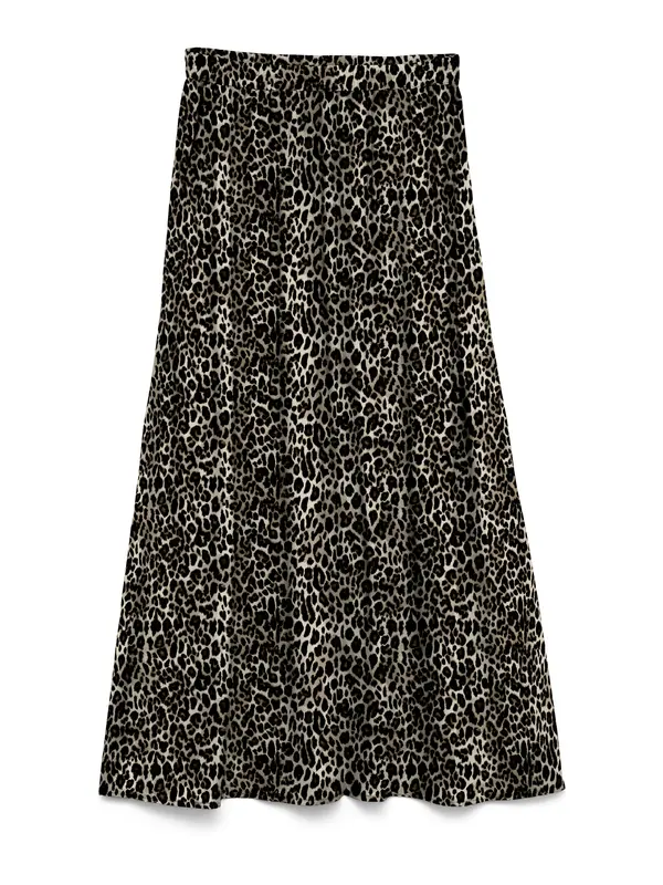 VERO MODA VERO MODA Suknja 'VMEASY JOY'  sivkasto bež / svijetlosiva / crna