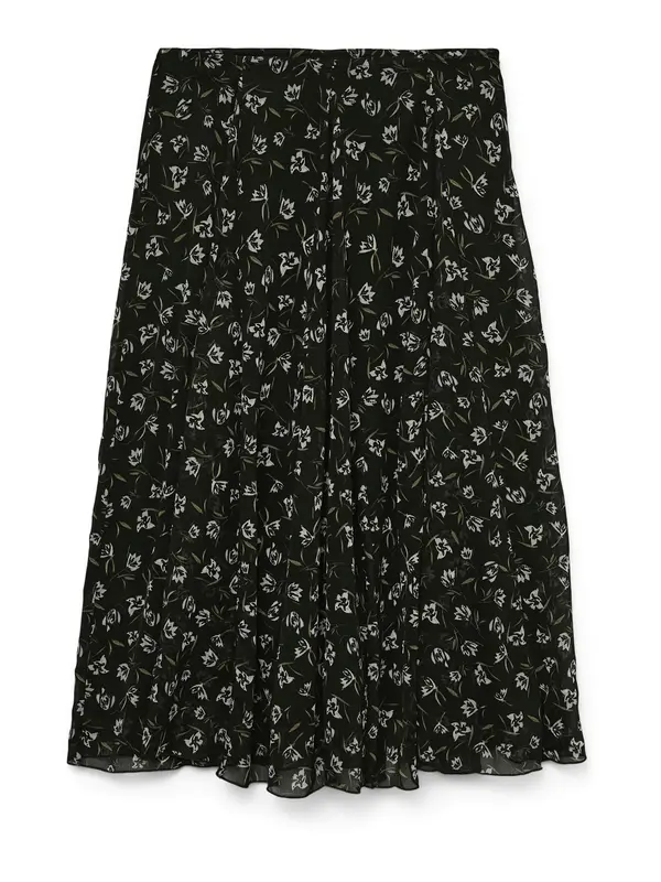 Vero Moda VERO MODA Suknja 'VMIHANNAH'  siva / maslinasta / crna