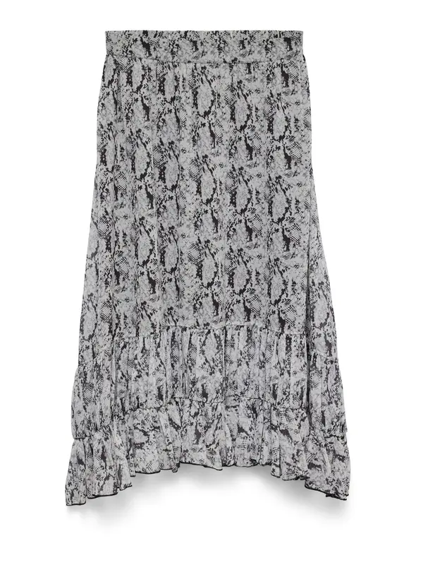 Vero Moda VERO MODA Suknja 'VMMADISON'  siva / svijetlosiva / crna