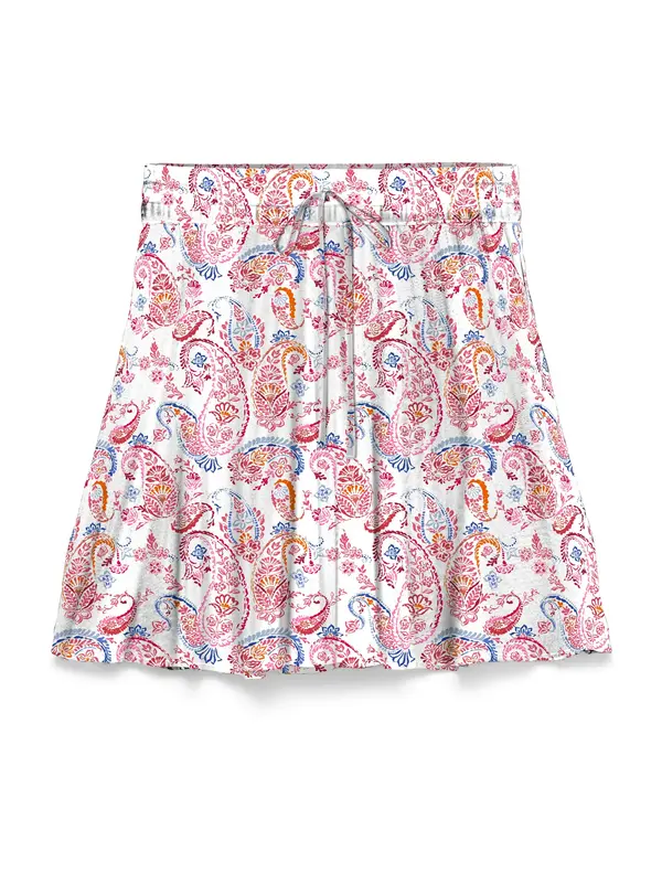 Vero Moda VERO MODA Suknja 'VMMENNY'  plava / ciglasto crvena / tamno roza / bijela