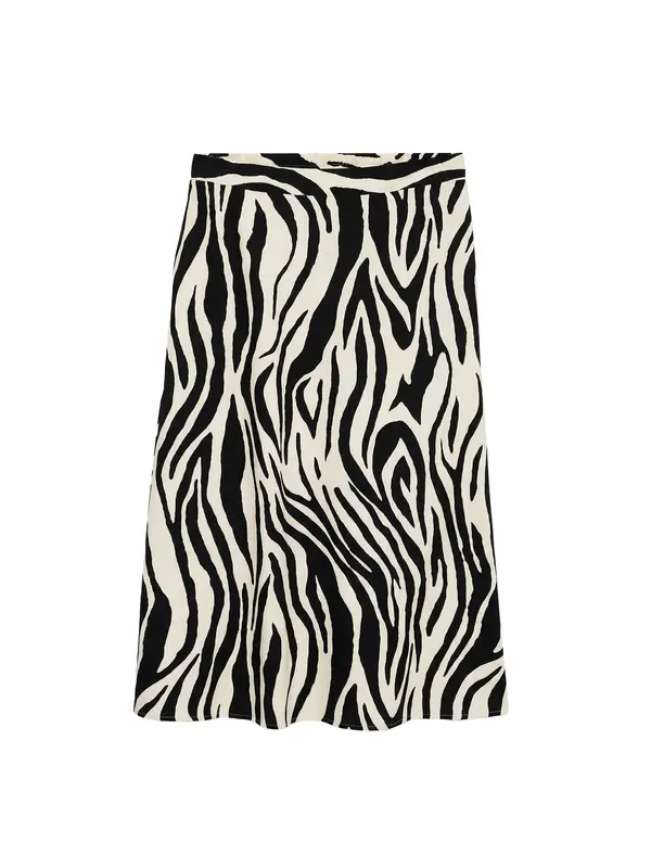Vero Moda VERO MODA Suknja 'VMMYMILO'  bež siva / crna