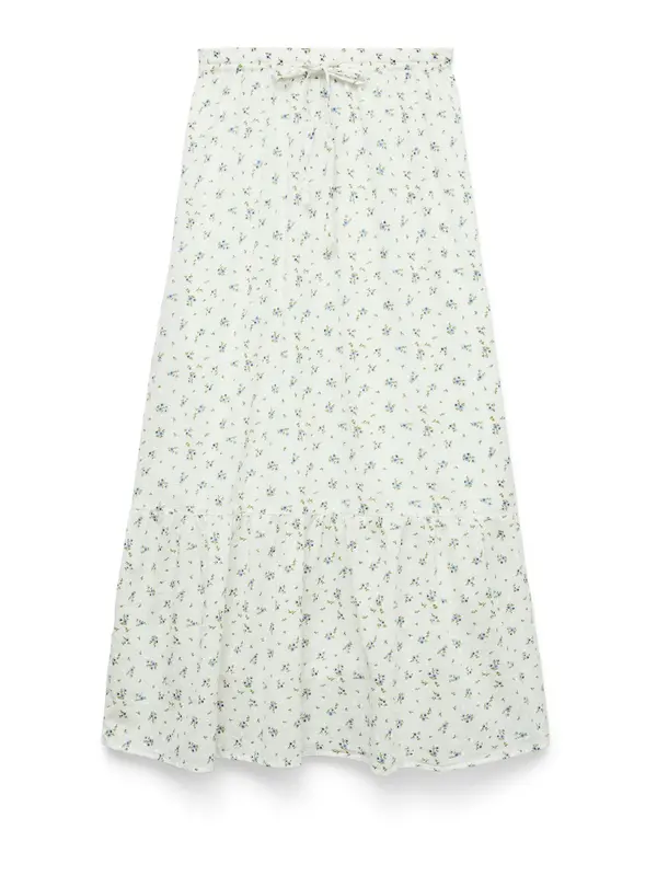 VERO MODA VERO MODA Suknja 'VMTRINE'  mornarsko plava / svijetloplava / maslinasta / bijela