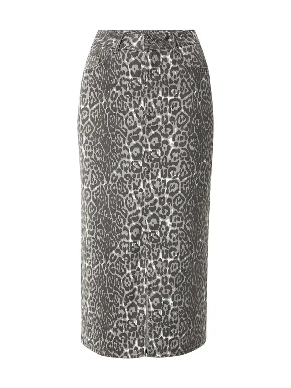 VERO MODA VERO MODA Suknja 'VMVERI'  svijetlosiva / tamo siva / bijela