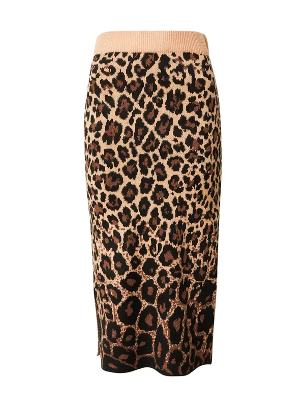 VERO MODA VERO MODA Suknja 'VMWHITNEY'  bež / smeđa / crna