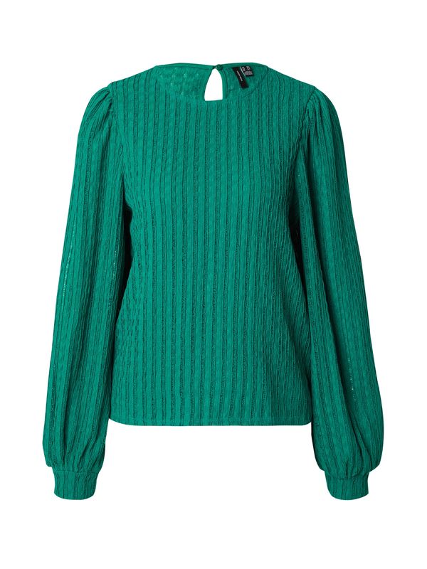 Vero Moda Tall Vero Moda Tall Bluza 'VMNOMI'  smaragdno zelena