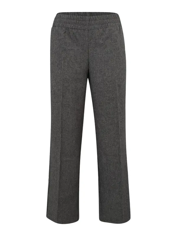 Vero Moda Tall Vero Moda Tall Hlače s naborima 'VMANNI'  crna melange