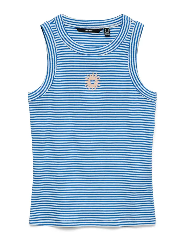 VERO MODA VERO MODA Top  bež / azur / bijela