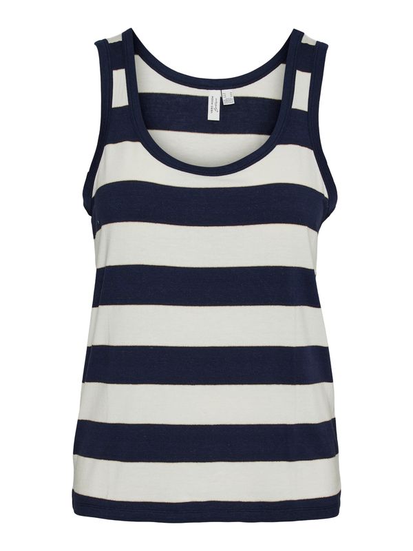 VERO MODA VERO MODA Top 'KAISA'  mornarsko plava / zlatna / srebro / bijela