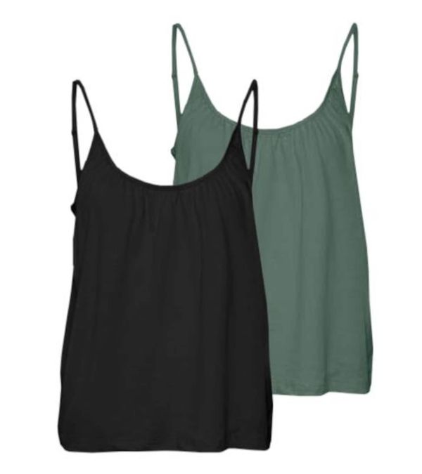 VERO MODA VERO MODA Top 'LUNA'  zelena / crna