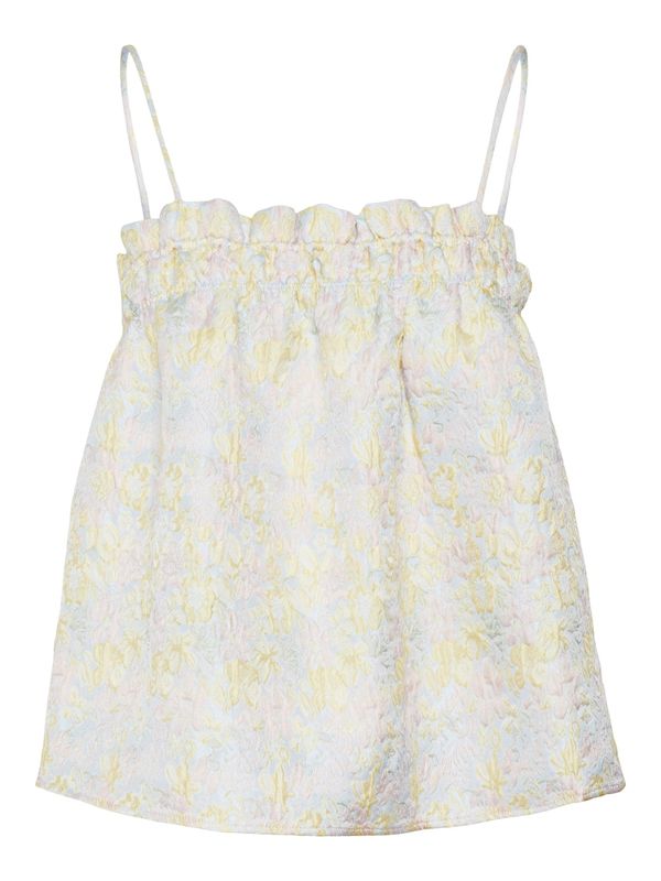 VERO MODA VERO MODA Top 'Nova'  svijetloplava / svijetložuta / svijetlozelena / svijetloroza