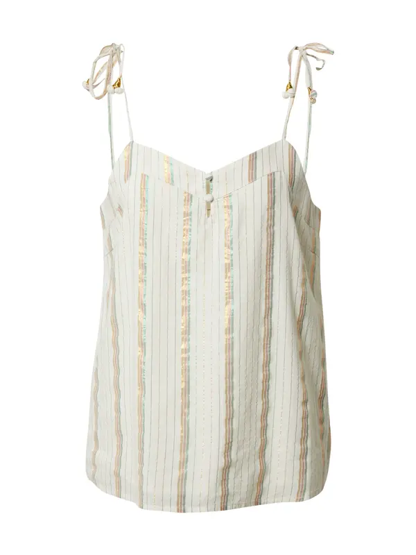 Vero Moda VERO MODA Top 'SAVANNAH'  bež / zlatna / žad / roza