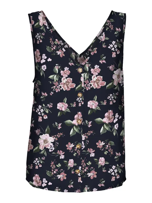 Vero Moda VERO MODA Top 'VMBUMPY'  mornarsko plava / zelena / roza / bijela