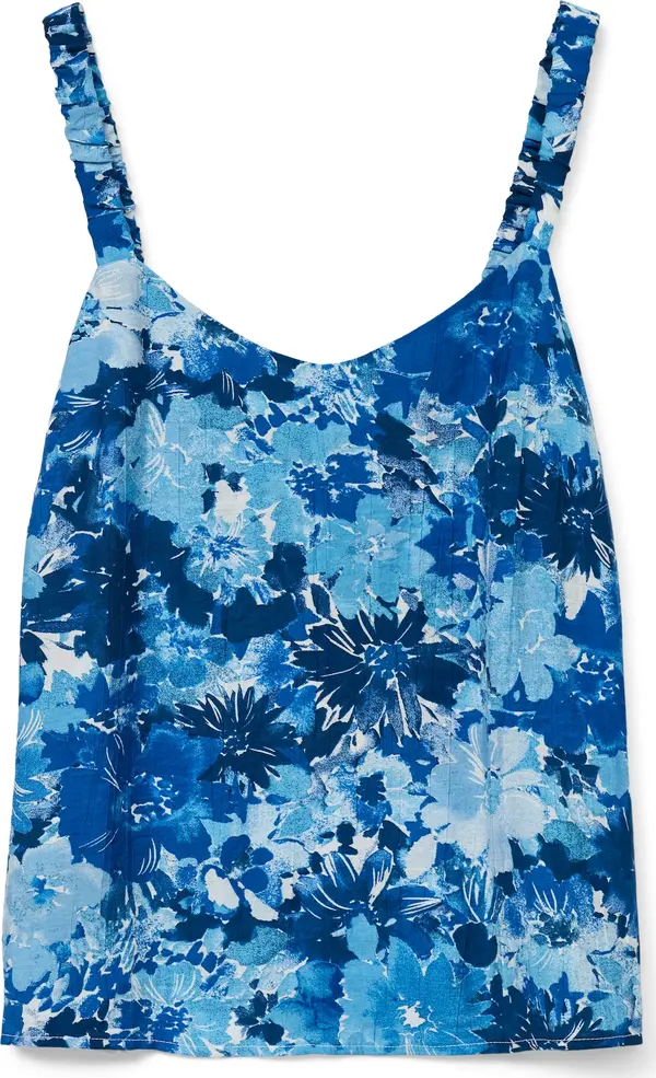 Vero Moda VERO MODA Top 'VMMAJA DITA'  azur / svijetloplava / tamno plava
