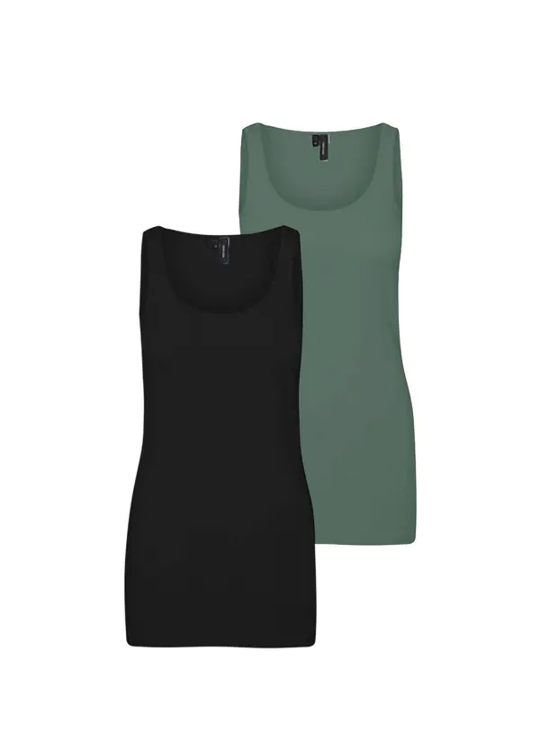VERO MODA VERO MODA Top 'VMMAXI'  zelena / crna